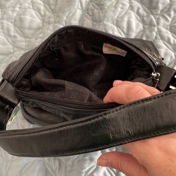 Rich born, mini leather handbag, black, super soft leather - Picture 6 of 7